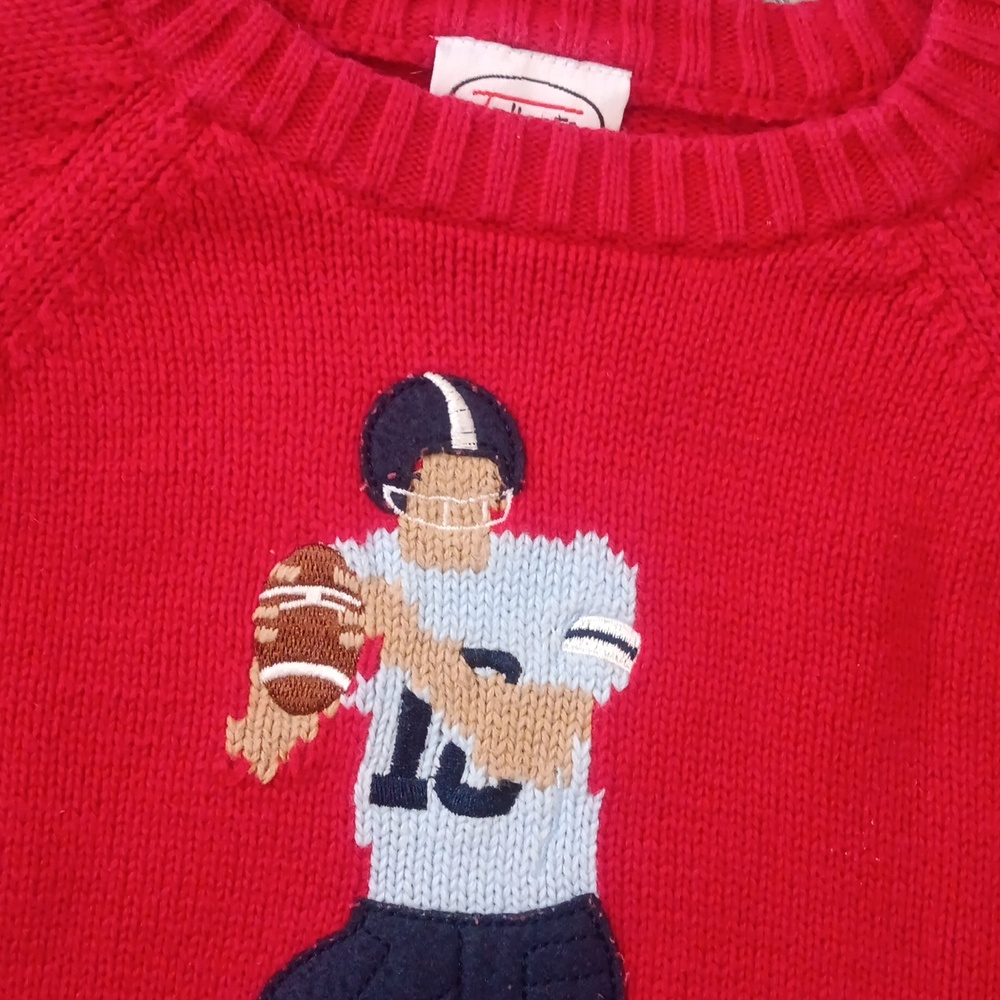 Talbots football sweater - Picture 2 of 3